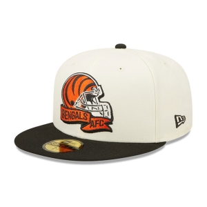 White New Era Cincinnati Bengals NFL Sideline 2022 Fitted Cap 59fifty | KOBD13084