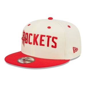 White New Era Houston Rockets Blend Cap 9fifty | LXUC06957