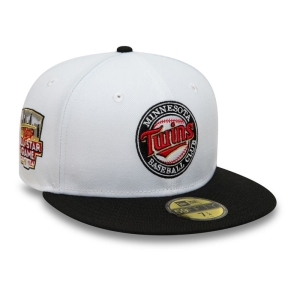 White New Era Minnesota Twins MLB Optic Cap 59fifty | RVTA73215