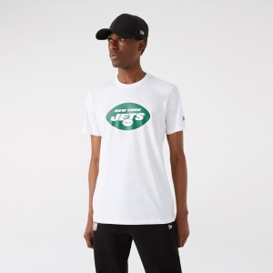 White New Era New York Jets NFL Team Logo T-Shirt | ZRYO16328