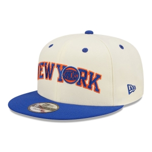 White New Era New York Knicks Blend Cap 9fifty | NDRS36028