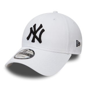 White New Era New York Yankees Essential Cap 9forty | YLKD61704