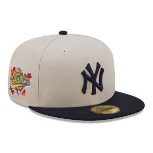 White New Era New York Yankees Fall Classic Fitted Cap 59fifty | TZNF47390