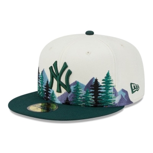 White New Era New York Yankees Outdoor Fitted 59fifty | DBUF53918