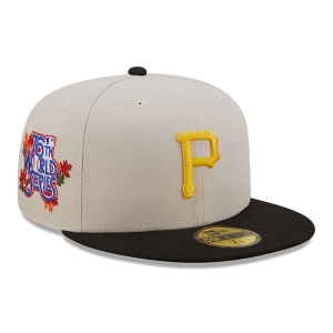 White New Era Pittsburgh Pirates Fall Classic Fitted Cap 59fifty | SQAY82694