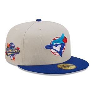 White New Era Toronto Jays Fall Classic Fitted Cap 59fifty | NFJS34192