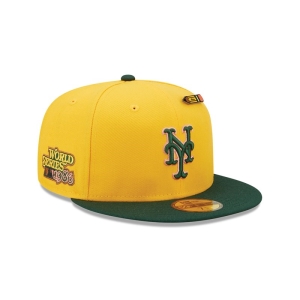 Yellow New Era New York Mets Back To School Fitted Cap 59fifty | SWBF73420