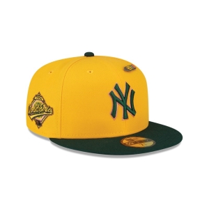 Yellow New Era New York Yankees Back To School Fitted Cap 59fifty | SBJA28369