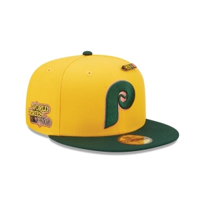 Yellow New Era Philadelphia Phillies Back To School Fitted Cap 59fifty | XVGZ97320