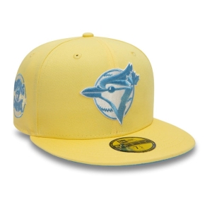 Yellow New Era Toronto Jays World Series Fitted Cap 59fifty | KQVG68095